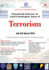 همایش بین المللی ابعاد حقوقی جرم شناختی تروریسم