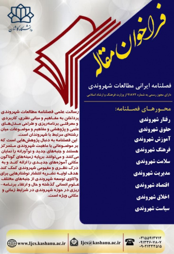 فراخوان ارسال مقاله نشریه ایرانی مطالعات شهروندی