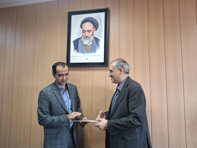 جلسه معارفه رئیس کتابخانه دانشکده حقوق و علوم سیاسی