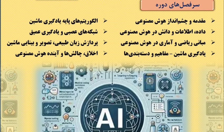 آزمون آنلاین مبانی و اصول هوش مصنوعی در بستر سامانه کارآمد